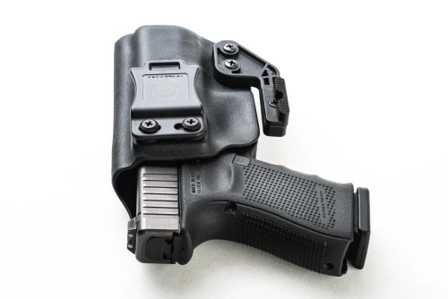 Standard ModWing concealment claw for IWB holsters — detail / close-up