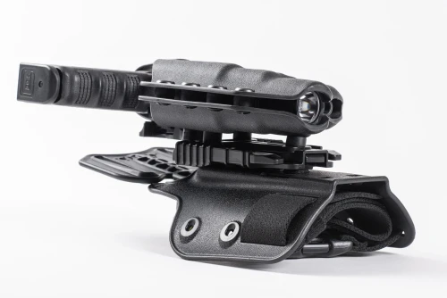 QLS Quick Locking System holster attachment — alternate angle