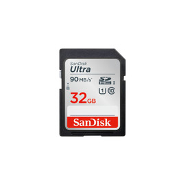 SanDisk Ultra 32GB SDHC Class 10 UHS-I Memory Card 90MB/s SDSDUNR-032G
