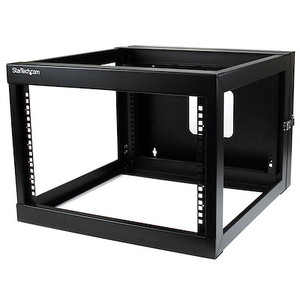RK619WALLO | StarTech.com | rack cabinet 6U Wall mounted rack Black
