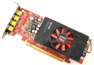 XXH7R | Dell | Amd Firepro W4100 2Gb Gddr5 4X Mini-Displayport Video Graphics Card