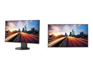 EX241UN-BK-SV - NEC 24 inch Widescreen 1,000:1 6ms VGA/DVI/HDMI/DisplayPort/USB LED LCD Monitor, w/ Speakers Black