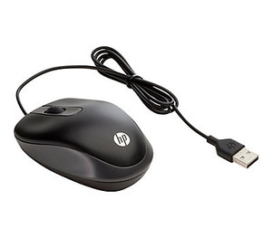 G1K28AA#ABA - HP 3-Buttons Scrolling wheel USB Travel Mouse