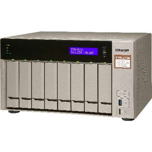 TVS-873E-4G-US - QNAP AMD RX-421BD 2.1GHz/ 4GB DDR4/ 4GbE/ 8SATA3/ USB3.0/ 8-Bay Tower NAS for SMBs