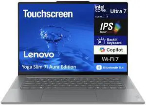 Lenovo Yoga Slim 7i Aura Edition Copilot + Laptop 15.3" 2.8K (Intel Ultra 7-258V, 32GB LPDDR5X, 1TB SSD, Intel Arc 140V, Win 11 Home)