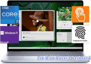 Dell Inspiron 16" FHD+ Touch Laptop,Intel Core 7-150U(Beats i7-1355U),Backlit KB with Fingerprint Reader,64 GB RAM,1 TB SSD,Win 11 Pro