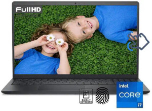 Dell 15.6" Business Laptop FHD WVA Touchscreen Intel core i7-1355U Intel UHD Graphics 32GB RAM 1TB SSD Backlit KB Fingerprint Reader Wi-Fi 6 BT 5.2 HD-RGB Webcam HDMI USB-C Windows 11 Pro Black