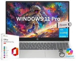HP 15.6 HD Touchscreen Business&Home  Laptop - with Microsoft Office Lifetime License,13th Generation Intel core i3-1315U 6-Core Processor 16GB RAM, 1TB PCIe SSD Windows 11 Home/Xtredura Flash Drive