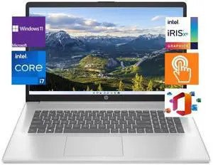 HP 17.3" HD+ Touchscreen Laptop,Intel Core i7-1355U,64 GB RAM,1 TB PCIe SSD,Win 11 Pro,1 year Microsoft Office