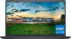 Dell Inspiron 15 3530 Touchscreen Laptop, 15.6" FHD Display, Intel Core i7-1355U Processor, 16GB RAM, 512GB SSD, Intel Iris Xe Graphics, Wi-Fi 6, Bluetooth, Webcam, SD Card Reader, Windows 11 Home