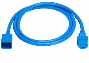 Tripp Lite series P036-E06-6 Standard Power Cord - 12 Gauge - 250 V AC / 20 A - Black - 6 ft Cord Length - IEC 60320 C20 / IEC 60320 C19