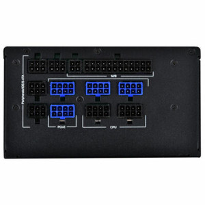 850W, ATX, single +12V rails with 70.9A output, Silent 120mmFan with 18dBA, efficiency 80Plus Gold certification, fully modular cable, 140mm depth, 6x8/6pin PCI-E.