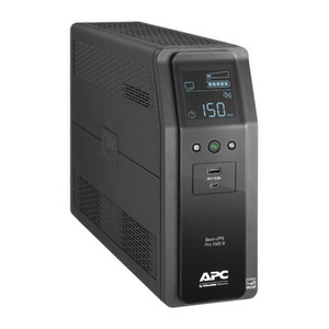 APC Sine Wave UPS Battery Backup & Surge Protector, BR1500ms2 Tower Back-UPS, 1500 VA Backup Battery Power Supply, 10 x NEMA 5-15R, AVR Bundled With 16GB USB Storage