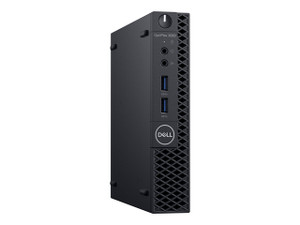 RCF5J | DELL | OptiPlex 3060 DDR4-SDRAM i3-8100T mini PC Intel Core i3 4 GB 128 GB SSD Windows 10 Pro Black