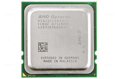 OSA2222GAA6CX | AMD | Opteron Dual-core 2222 processor 3 GHz 1 MB L2