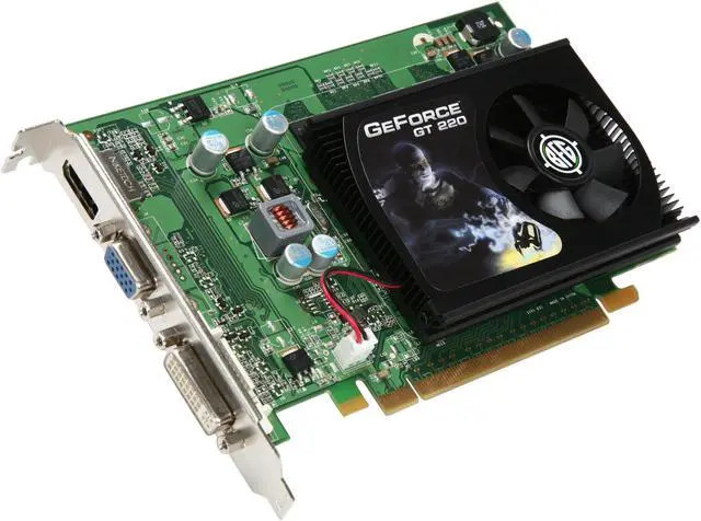 BFGEGT2201024D2BE | Bfg Tech | Geforce Gt 220 1Gb 128-Bit Ddr2 Pci Express 2 X16 Hdcp Ready Video Graphics Card