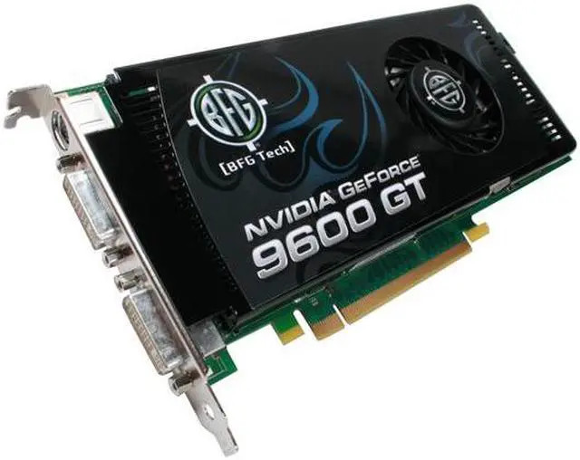 BFGE96512GTE | Bfg Tech | Geforce 9600 Gt 512Mb 256-Bit Gddr3 Hdcp Ready Sli Support Pci Express 2.0 X16 Video Graphics Card