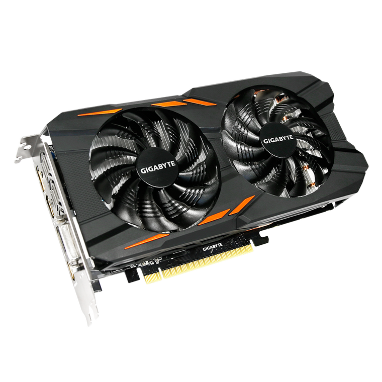 GV-N1050WF2-2GD | Gigabyte | Geforce Gtx 1050 2Gb 128-Bit Gddr5 Hmdi / Displayport / Dual-Link Dvi-D Pci Express 3.0 X16 Video Graphics Card