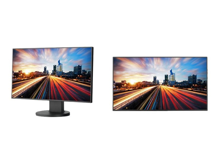 EX241UN-BK-SV - NEC 24 inch Widescreen 1,000:1 6ms VGA/DVI/HDMI/DisplayPort/USB LED LCD Monitor, w/ Speakers Black