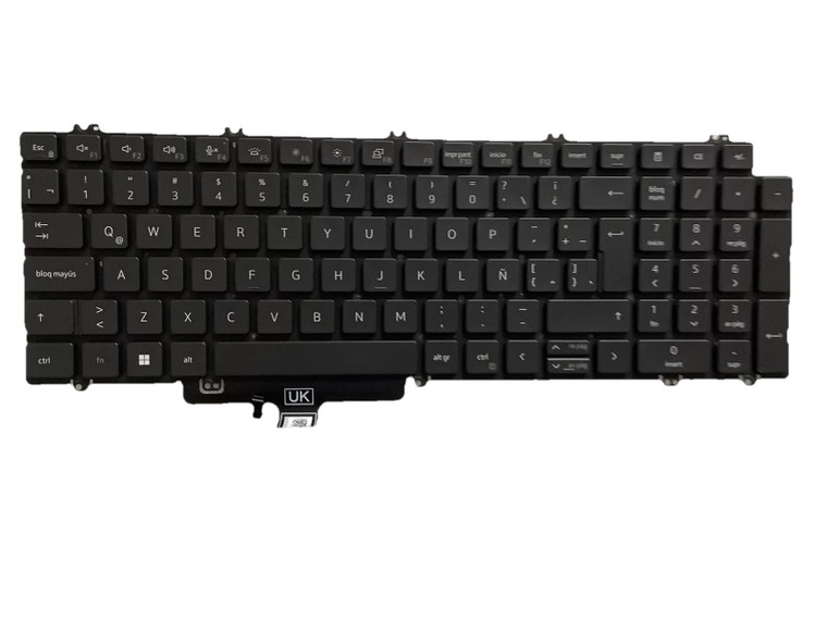 PN691 - Dell QWERTY Non-Backlit Keyboard Spanish for Inspiron 1525