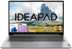 Lenovo IdeaPad 2025 Laptop, 15.6 FHD Anti-Glare, Intel 4-Core CPU, 8GB RAM, 256GB SSD, Wi-Fi 6, 10HR Battery, Win11, 1 Yr ADP + Office 365 w/1TB Cloud Storage, Student & Home Use