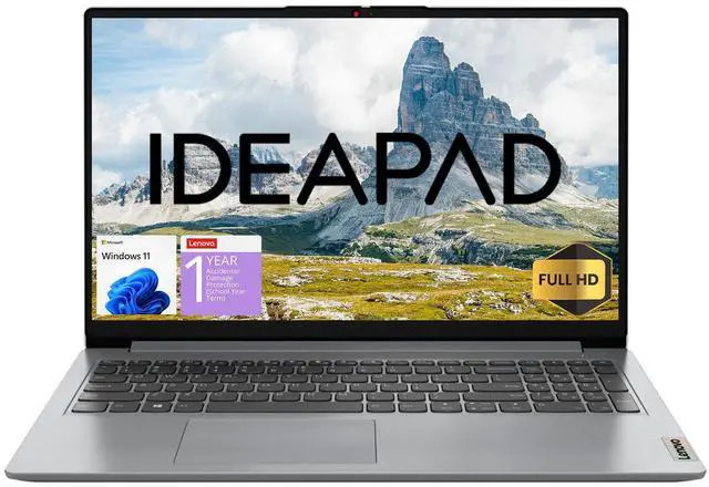 Lenovo IdeaPad 2025 Laptop, 15.6 FHD Anti-Glare, Intel 4-Core CPU, 20GB RAM, 1TB SSD, Wi-Fi 6, 10HR Battery, Win11, 1 Yr ADP + Office 365 w/1TB Cloud Storage, Student & Home Use