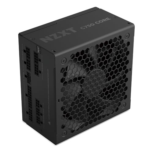 NZXT C750 Gold Core 80Plus Gold Fully-modular ATX 3.1 Power Supply, US Power Cord