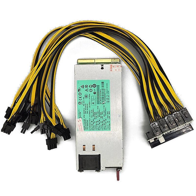1200W Miner Switching Power Supply for GPU Rig Mining BTC ETH Ethereum 1200W DPS-1200FB A 438202-002 440785-001 For DL580G5 apw3