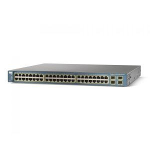 WS-C3560G-48PS-S | Cisco | Catalyst 3560 48-Ports 10/100/1000Base-T PoE 4-Ports SFP Network Switch