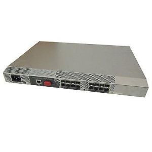 A8000A | HP | StorageWorks SAN Switch 4/8 Switch 4GB Fibre Channel + 8 x SFP (empty) 1U Rack-mountable cascadable