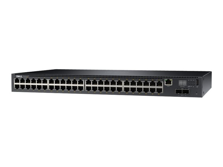 0N2048 | DELL | Networking N2048 48-Ports 10/100/1000 Layer-2 Managed Gigabit Ethernet Switch Rack-Mountable With 2 X 10 Gigabit Sfp+ Ports