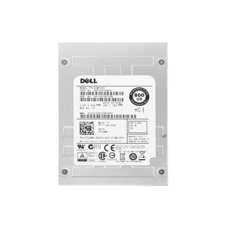 Dell 2H9WV / Toshiba PX02SSF040 400GB Write Intensive SSD