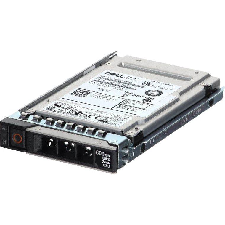Dell X96H8 / Kioxia KPM7XVUG960G 800GB 2.5inch 24Gbps Mixed Use TLC SAS SSD 3-DWPD PM7-V Series SAS-4