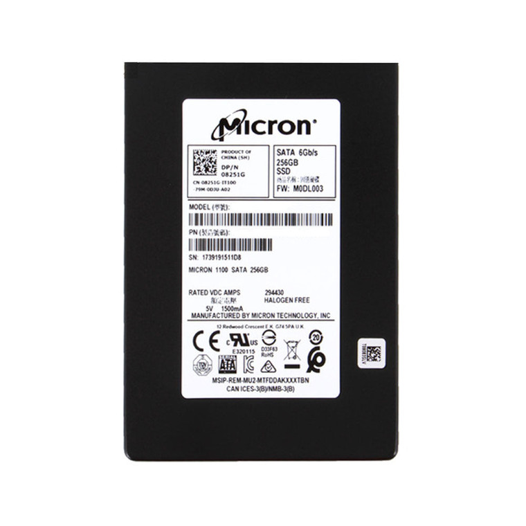 Micron 5300 PRO MTFDDAK1T9TDS-1AW16ABDB Dell 91N08 1.92TB 2.5" 6Gbps eTLC Read Intensive Enterprise SATA SED Solid State Drive