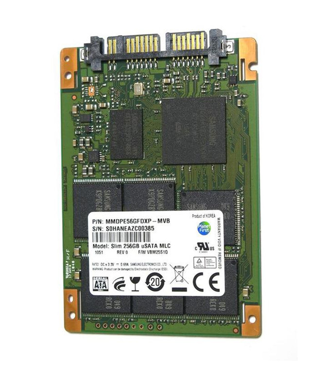 Samsung 256GB 1.8" MLC SSD SATA Hard Drive MMDPE56GFDXP-MVB