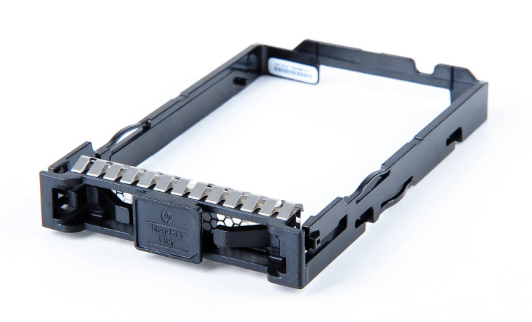 HP 756386-001 2.5in SFF SAS / SATA Non-Hot Plug Drive Tray / Caddy Screw-less