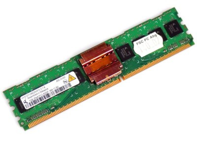 Infineon / Qimonda HYS72T128020HFN-3.7-A 1GB DDR2 ECC DDR2 533MHz PC2-4200F 2Rx8 240-Pin FB-DIMM