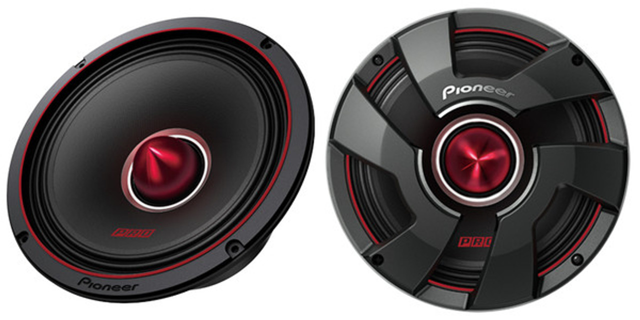 Best Mid Bass Driver Car Audio Pioneer TS-M801PRO 8" 200W RMS PRO Series Mid-Bass Driver - Singh