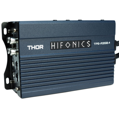 Hifonics TPS-A350.4 Thor Compact 350 Watt 4-Channel Powersports Amplifier