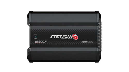 Stetsom IR 800.4 Compact Digital Multi Channel Amplifier 4 Channels 800W Full Range - 2 Ohms