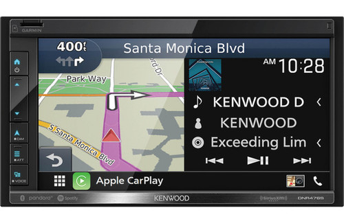 Kenwood DNR476S 6.8" WVGA Navigation Media Receiver
