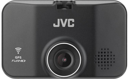 JVC KV-DR305W HD dash cam with 2.7" display, GPS, and Wi-Fi