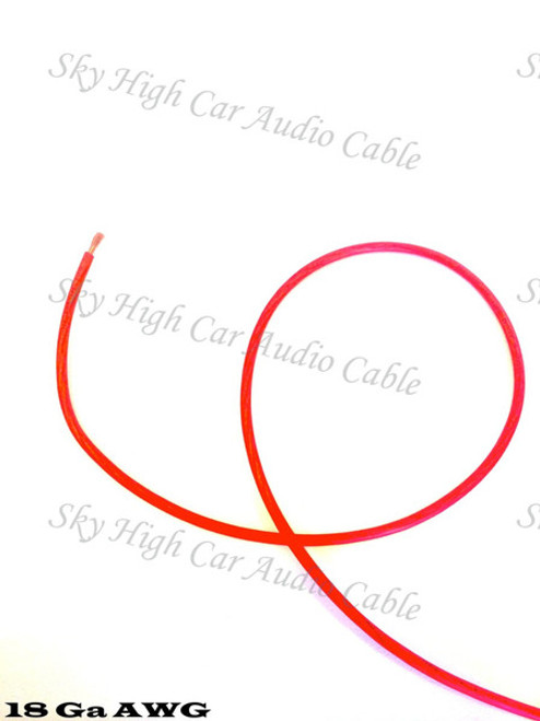 Sky High Car Audio 18 Gauge CCA Primary Wire - Per Foot