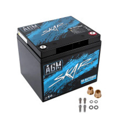 Skar Audio SK-BATT50AH 12V AGM 750 Amp 50Ah Car Audio Battery