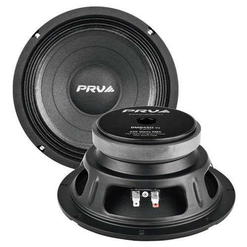 PRV Audio 8MB450 v2 8" Midbass Woofer 225W RMS - 8 Ohms