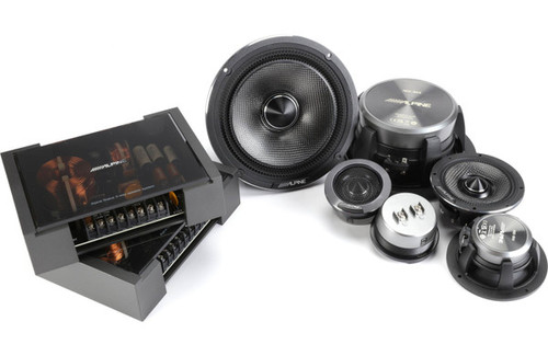 Alpine Status HDZ-653 Hi-Res 6.5” 100W RMS 3-Way Component Speaker Set