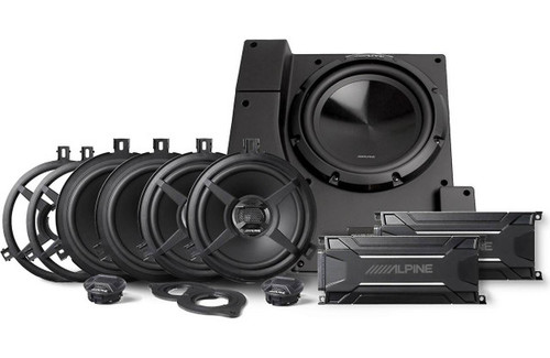 Alpine PSS-22WRA Direct-Fit Complete Speaker System for Jeep Wrangler JK Unlimited