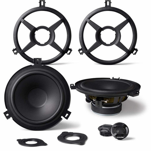 Alpine SPV-65X-WRA 6.5" Component 2-Way Speakers For Jeep Wrangler