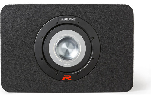 Alpine RS-SB10 Single 10” 600W RMS R-Series Shallow Preloaded Subwoofer Enclosure