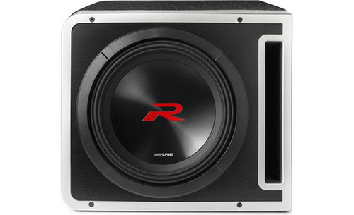 Alpine Halo R2-SB12V Single 12" Preloaded Subwoofer Enclosure